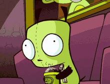 invader zim sipping drinking