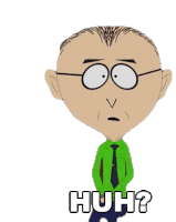 Huh Mr Mackey Sticker - Huh Mr Mackey South Park Stickers