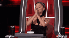 Please Ariana Grande GIF - Please Ariana Grande The Voice GIFs