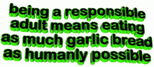 Garlic Bread Eating GIF - Garlic Bread Eating Adulting GIFs