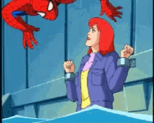 spiderman saved cartoon