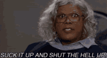 Mrs Simpson Suck It Up GIF - Mrs Simpson Suck It Up Shut The Hell Up GIFs