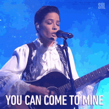 You Can Come To Mine Halsey GIF - You Can Come To Mine Halsey Saturday Night Live GIFs