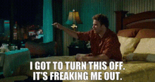 Knocked Up Ben Stone GIF - Knocked Up Ben Stone I Got To Turn This Off GIFs