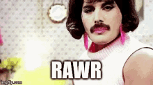 Rawr Freddie Mercury GIF - Rawr Freddie Mercury Freddie GIFs