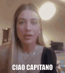 Clizia Incorvaia Ciao Capitano GIF - Clizia Incorvaia Ciao Capitano Bye Captain GIFs