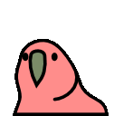 Parrot Slacker Sticker - Parrot Slacker Wiggle Stickers