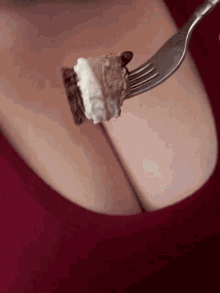 Eat Cleavage GIF - Eat Cleavage Fork GIFs