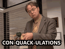 The Office Dwight GIF - The Office Dwight Duck GIFs