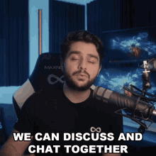 we discuss