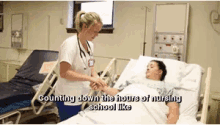 Counting Down The Hours Of Nursing School Like GIF - Nursing School Counting Down The Hours Nurse Life GIFs