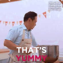 Thats Yummy Vincent GIF - Thats Yummy Vincent The Great Canadian Baking Show GIFs