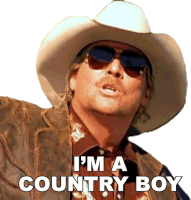 Im A Country Boy Alan Jackson Sticker - Im A Country Boy Alan Jackson Country Boy Song Stickers