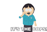 Its The Cops Randy Marsh Sticker - Its The Cops Randy Marsh South Park Stickers