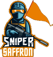 Sniper Saffron Sticker - Sniper Saffron Stickers
