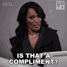 Is That A Compliment Victoria Franklin GIF - Is That A Compliment Victoria Franklin The Oval GIFs