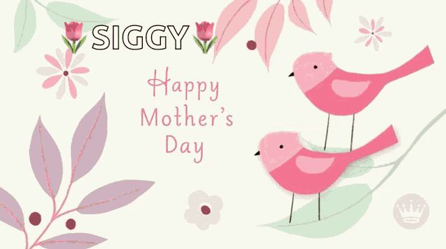 Mothers Day Gifs To Share Happy Mothers Day Bird Gif - Happy Mothers Day Bird Flowers - Discover & Share  Gifs