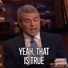 Yeah That Is True Andy Cohen GIF - Yeah That Is True Andy Cohen Watch What Happens Live GIFs