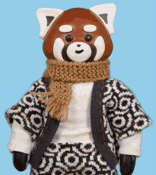 komoru panda red panda cold cold outside freezing