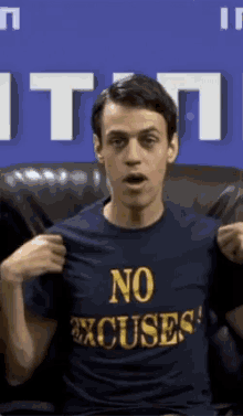 No Excuses Paul Ritchey GIF - No Excuses Paul Ritchey Continueshow GIFs