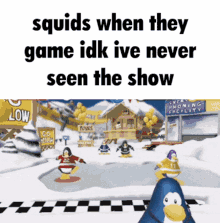Justinlol Squid Game GIF - Justinlol Squid Game Club Penguin GIFs