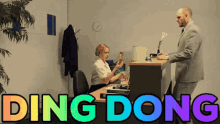 Aunty Donna Ding Dong GIF - Aunty Donna Ding Dong Hello GIFs