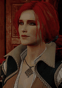 triss merigold blood of elves animated video game