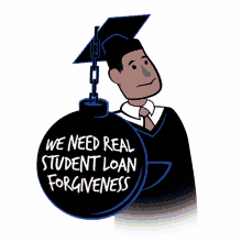 loan forgiveness student debt degree happy graduation middle class