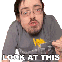Look At This Ricky Berwick Sticker - Look At This Ricky Berwick Look Here Stickers