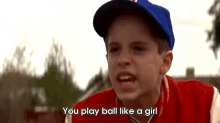 You Play Ball Like A Girl GIF - Pla GIFs
