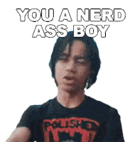 You A Nerd Ass Boy Ybn Nahmir Sticker - You A Nerd Ass Boy Ybn Nahmir Rock Tha Party Freestyle Song Stickers