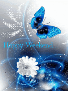 Happy Weekend Butterfly GIF - Happy Weekend Butterfly Flower GIFs