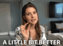A Little Bit Better Amanda Cerny GIF - A Little Bit Better Amanda Cerny Better GIFs