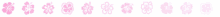aesthetic flowers pink divider discord