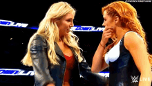 charlotte flair becky lynch wwe smack down live wrestling