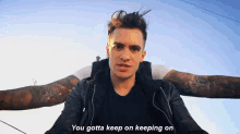 Panic At The Disco GIF - Panicatthedisco Brendon Urie Keepon GIFs