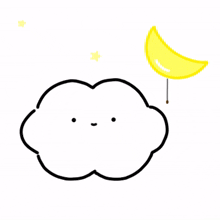 white cloud lamp off night night bed night good night