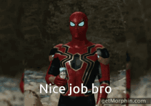 Spider Man Thumbs Up GIF - Spider Man Thumbs Up Nice Job GIFs
