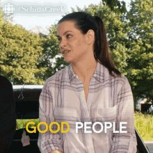 good people do things like that emily hampshire stevie stevie budd schitts creek