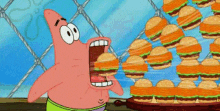 Patrick Star Hungry GIF - Patrick Star Hungry Krabby Patties GIFs