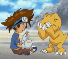 Digimon Tai GIF - Digimon Tai Agumon GIFs