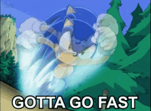 Gotta Go Fast Sonic The Hedgehog GIF - Gotta Go Fast Sonic The Hedgehog Fast GIFs