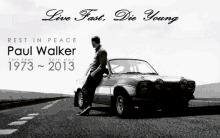 Paul Walker Live Fast Die Young GIF - Paul Walker Live Fast Die Young Rest In Peace GIFs