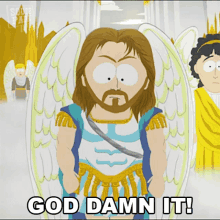 God Damn It Archangel Michael GIF - God Damn It Archangel Michael South Park GIFs