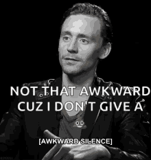 Tom Hiddleston Awkward GIF - Tom Hiddleston Awkward Silence GIFs