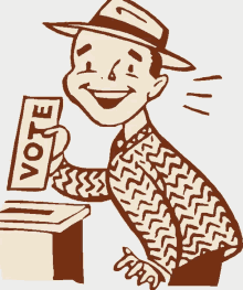 Voting Cartoon GIF - Ballot Vote Election GIFs