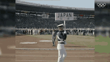 tokyo japan flag bearer marching olympics tokyo japan flag bearer marching olympics