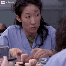 Greys Anatomy Cristina Yang GIF - Greys Anatomy Cristina Yang Hot Dogs GIFs