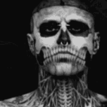 Tattoo Skeleton GIF - Tattoo Skeleton No GIFs