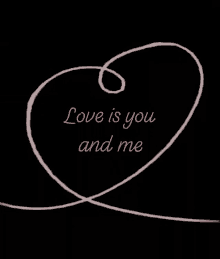 Love Its You And Me Love You GIF - Love Its You And Me Love You Heart GIFs